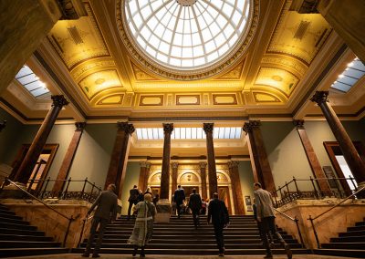 Entrance shot at the National Gallery London from company conference